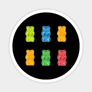 Colorful Gummy Bears Magnet